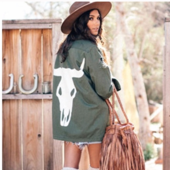 Show Me Your MuMu Jackets & Blazers - Show Me your Mumu Army Kacket Olive Bull